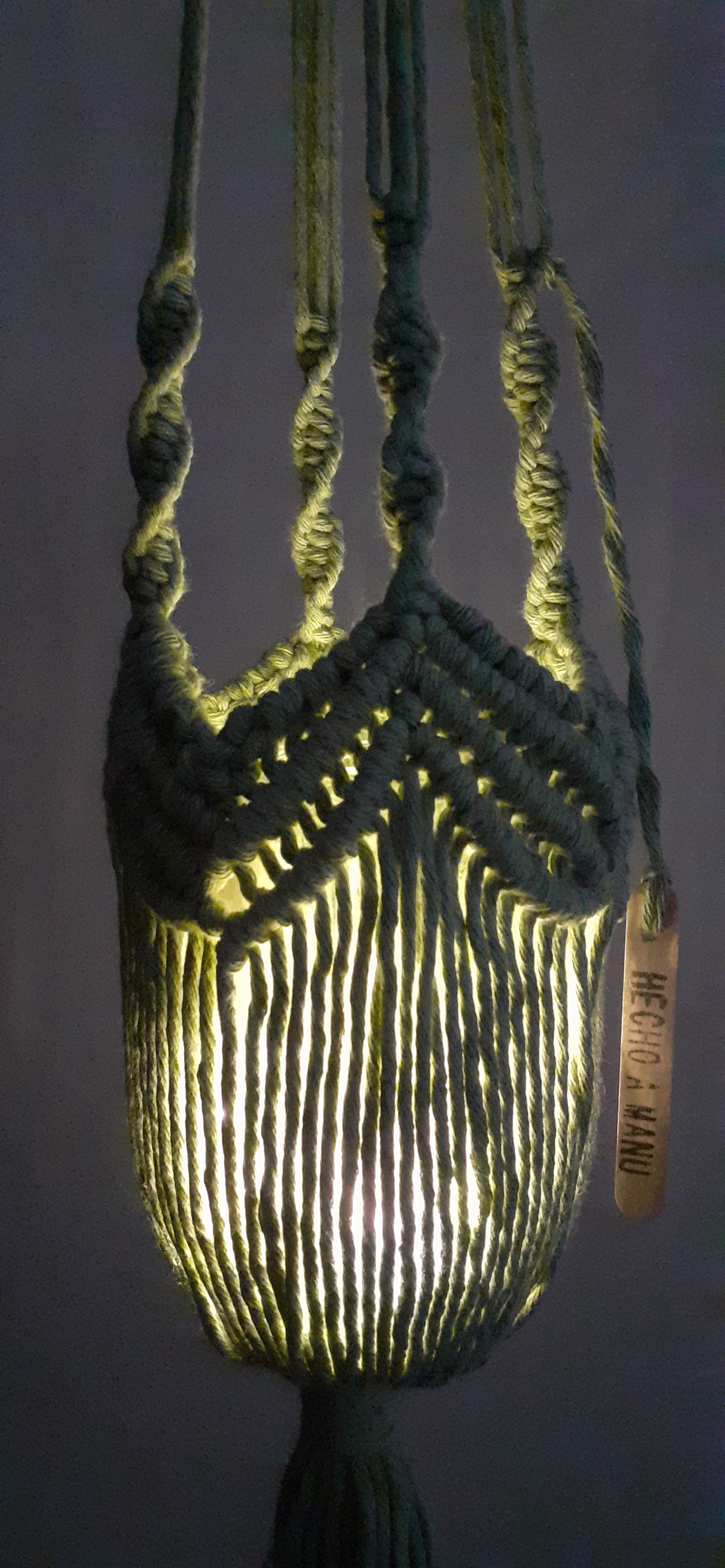 LAMPARILLA MODELO BORABORA VERDE
