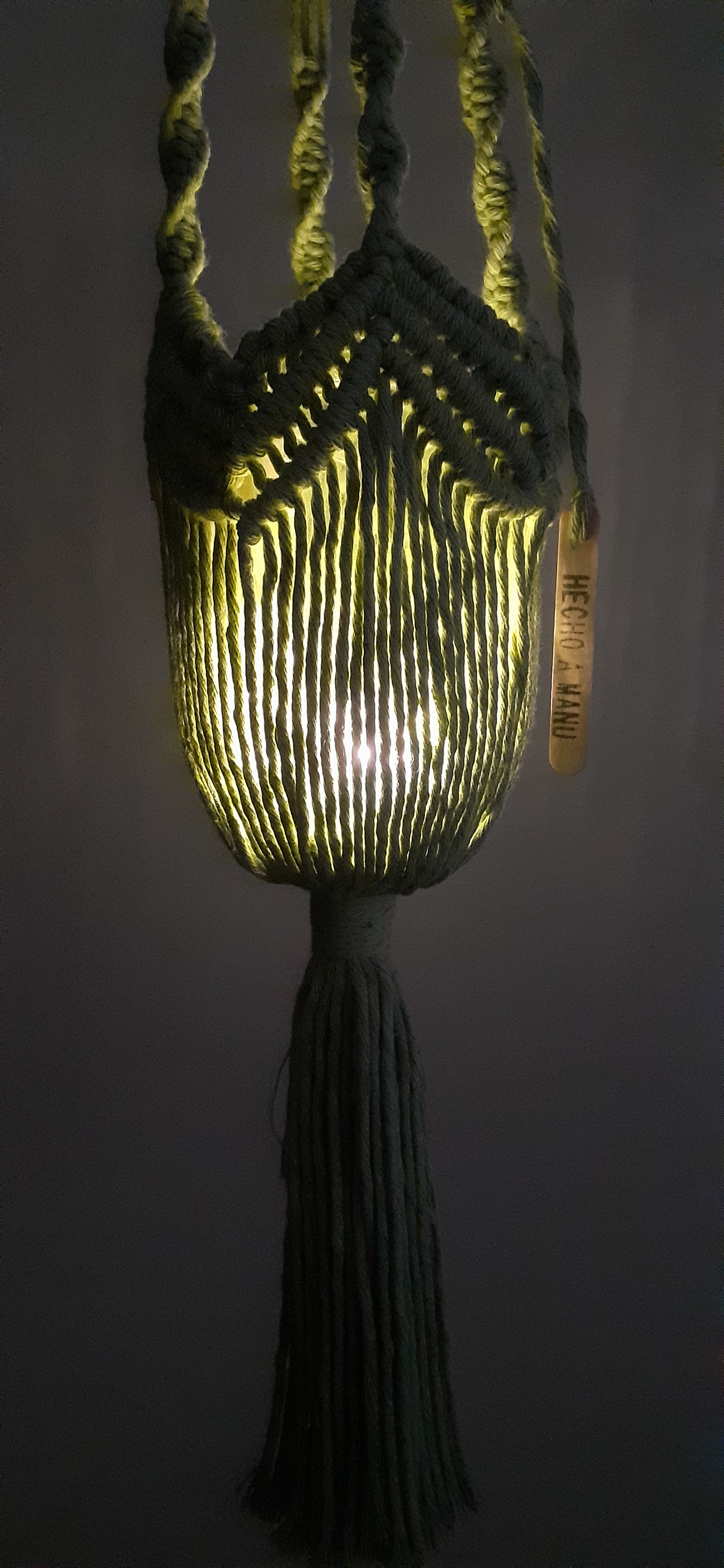 LAMPARILLA MODELO BORABORA VERDE
